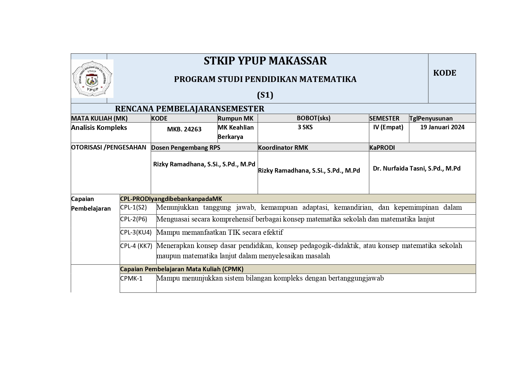 Analisis Kompleks